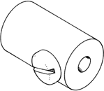 Headsail boom fitting, forward end