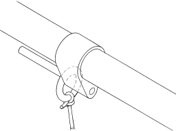 Boom band, with pin