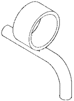 Boom band, with tube for GIZMO