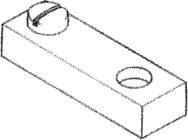 Adjustable slide for mast heel fitting only