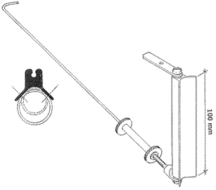 Gooseneck/kicking strap