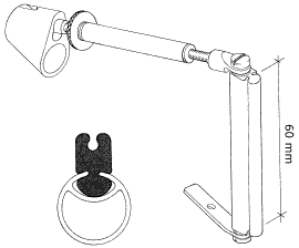 Gooseneck/compression strut