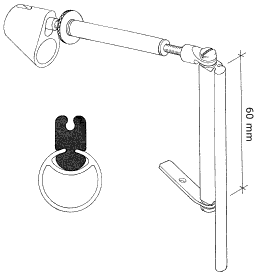 Gooseneck/compression strut