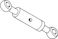 Rigging screw, double ended