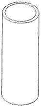Alloy round, 22.2 mm (7/8 in) dia